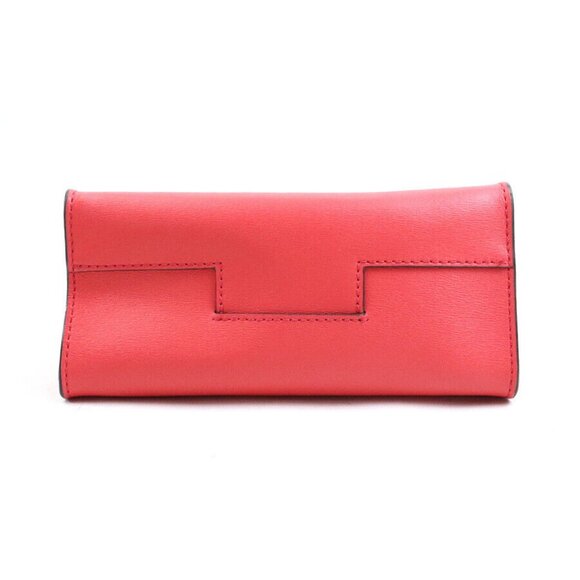 Auth Tory Burch Handbag Shoulder Bag Pink Leather/Goldtone - h30851a - Picture 4 of 15